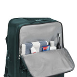 Expandable Travel Backpack Large Water-Resistant Carry on Backpack with Shoe Compartment Green