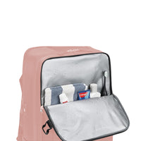 Expandable Travel Backpack Large Water-Resistant Carry on Backpack with Shoe Compartment Pink