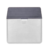 For Macbook PU Leather Macbook Case Wear Resistant Sleeve Cover with Stand White