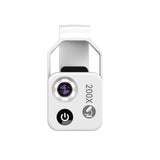 200X Zoom Phone Microscope Lens with LED Light Portable Digital Microscope for Smartphones White