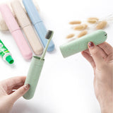 4 PCS Travel Toothbrush Case Portable Travel Toothbrush Holder Plastic