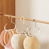 8 Pcs No Drill Hat Storage Hooks Iron Ring for Closet Caps Scarves White
