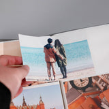 Traditional Photo Album with 200 Pockets for Wedding Gift Red