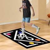 Quiet Non-Slip Indoor Soccer Training Mat Footwork Practice Pad Style 1