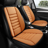 Universal Auto Seat Cushion with Back Support Pillow Ergonomic Lumbar Support Cushion for Drivers Office Staff Orange