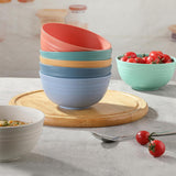 8-Piece Wheat Straw Cereal Bowls – Durable, Microwave & Dishwasher Safe