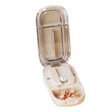 Pill Cutter and Splitter with 1/2 Adjustable Divider for Small and Tiny Pills Style 2