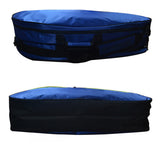 Badminton Racket Bag Holds 4-6 with Shoe Compartment Shoulder Strap Blue