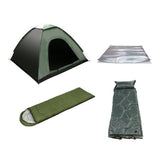 For 2-Person 4-in-1 Outdoor Camping Tent Kit Portable Quick Automatic Opening Beach Tent Hiking Picnic Travel Style 2