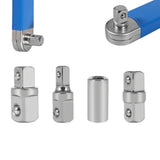 Offset Extension Wrench Impact Spanner with Square Drive Adapters