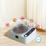 Smart Cat Food Bowl Stainless Steel Auto Lid Rechargeable Sensor