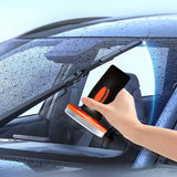 Car Glass Oil Film Remover Roll-On Glass Compound with Cleaning Board