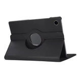 360 Rotating Case for Samsung Tab A9 Plus 11 Inch Tablet Leather Stand Case Cover Black