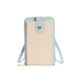 Small Crossbody Bag Cell Phone Purse for Women Mini Shoulder Bag Wallet with Card Slots Blue