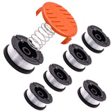 10PCS Trimmer Spools for BLACK DECKER Series Replacement Set