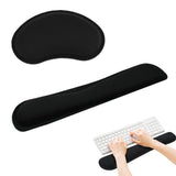 Ergonomic Keyboard Wrist Rest Pad & Mouse Wrist Support – Memory Foam Set