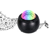 Star Projector Night Light Bluetooth Speaker with 10 Color Modes