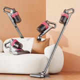 5-in-1 Handheld Cordless Vacuum Cleaner Mattress Mite Remover Floor Cleaning Mop Car Cleaner