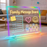 Led Note Board with Colors Drawing Tablet 6 Modes & 8 Colors Light Up Drawing Board