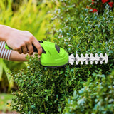 2 in 1 Green Cordless Garden Trimmer for Grass Edging and Pruning