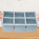 3 Pcs Silicone Ice Cube Trays with Lids 18 Cavity Large Square Molds Style 1