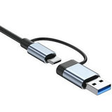 8-in-1USB-C HUB Multiport Adapter SD/TF Card Reader for Laptop Desktop