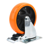 4 PCS Swivel Caster Wheels with Brake for Table Trailer Saw Table Stage Toolbox