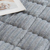Dog Couch Cover Washable Fuzzy Pet Cushion Light Gray