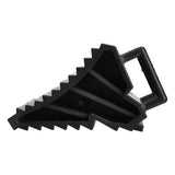 2 PCS Solid Rubber Wheel Chocks Car Truck Rv Camper Trailer Tire Stopper