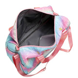 Kids Travel Duffle Bag Water Resistant Carry On Weekender Bag with Wet Pocket for Gym Sport Dance Style 1