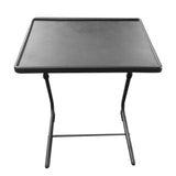 Adjustable TV Tray Table - TV Dinner Tray on Bed & Sofa Comfortable Folding TV Tray with 6 Height