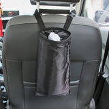 Reusable Hanging Car Trash Bag Washable Auto Garbage Organizer