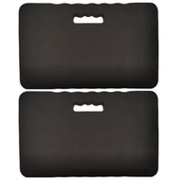 2Pcs Portable EVA Garden Kneeling Pad Protective Knee Cushion with Handle for Work Bath Yoga Black