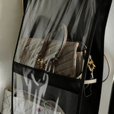 8-Grid Hanging Closet Organizer Space-Saving Handbag Storage Bag