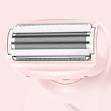 Cordless Electric Razors for Women Rechargeable Bikini Trimmer for Body Hair Pink