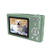 48MP Digital Camera for Beginners 1080P HD Video 16X Zoom Selfie Camera with 32GB TF Card Green