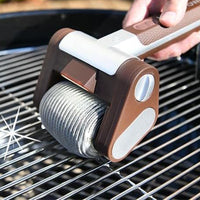 Stainless Steel Electric Grill Brush with LED Light – Dishwasher Safe