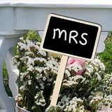 10 Mini Chalkboard Stakes for Garden Indoor Plant Planter