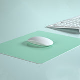 Flexible Silicone Mouse Pad Smooth Water Resistant Desk Mat with Non-Slip Base for Office Home Green