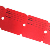 1000Pcs Tacticai Raffle Tickets for Carnivals Events Entry Reward Fundraiser Prizes Red