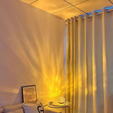 RGB Water Ripple Lamp 16 Colors Rechargeable with Touch Dimmer