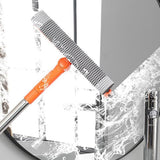 2 in 1 Squeegee Window Cleaner with Long Handle for  Glass Shower