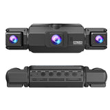 4-Channel Dash Cam Front Rear Left Right Car Camera with App Control and G-Sensor