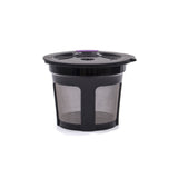 4 PCS Refillable Coffee Pods Compatible with Keurig K Cup Machines Black