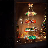 Christmas Door Light with 8 Modes for Home Holiday Indoor and Outdoor Decor Style 1