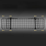 Adjustable Pet Gate for Cars SUVs Hatchbacks Iron 90-145cm