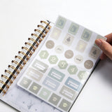 2027 A5 Weekly Planner Notebook Hardcover Calendar January to December Black