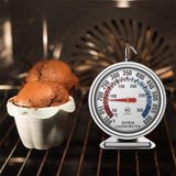 Oven Thermometer Stainless Steel Accurate Temperature Gauge for Home Kitchen