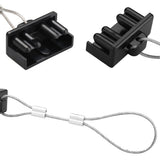 4pcs Dust Cap Black Plug Cover Style Connectors 50AMP Battery Caravan
