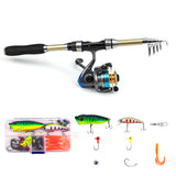 Sea Fishing Rod Combo Kit with Lures for Saltwater Fishing